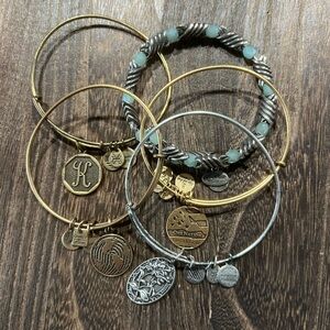 Alex & Ani Bracelets Set Of 5 B21